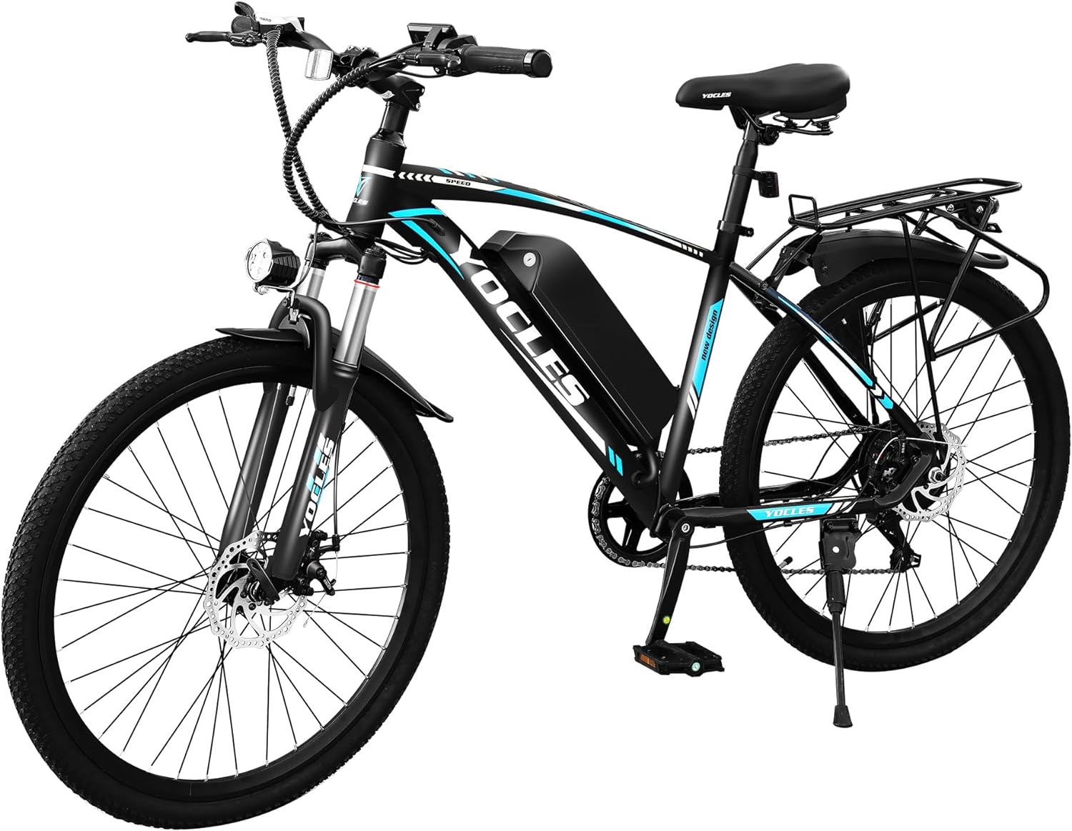 Blue Warrior Ebike YOCLES 26" Electric Mountain Pedal Bike in UK Stock